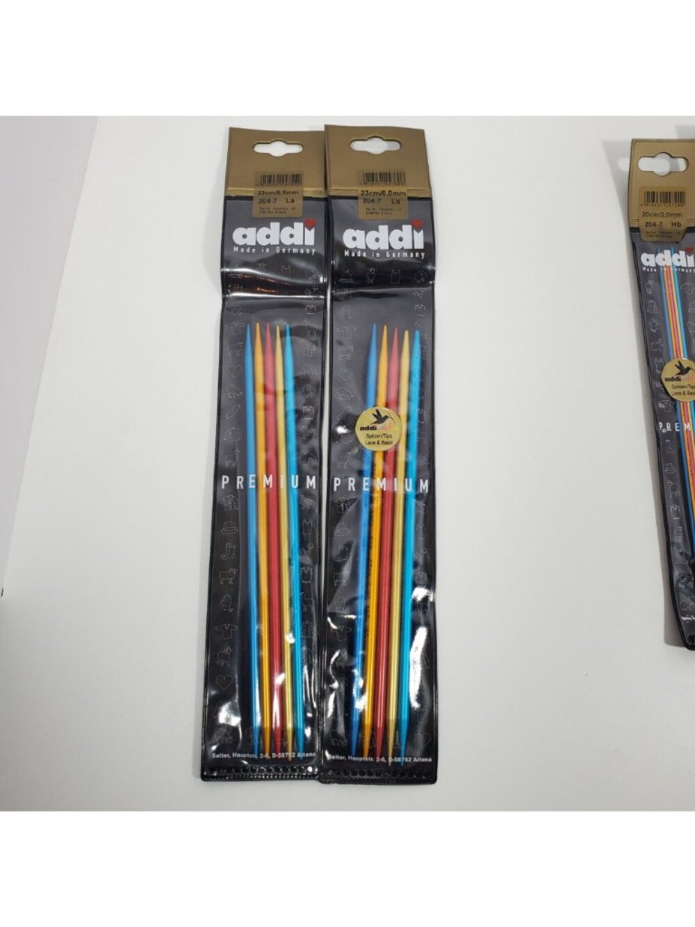 Addi Premium Colibri Double Pointed Knitting Needles 20cm 23cm Lot 13 Sets - Picture 2 of 13